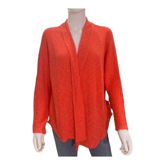 Velvet by Graham and Spencer Dallas Open Front Cardigan in Hibiscus NWT - Picture 7 of 7